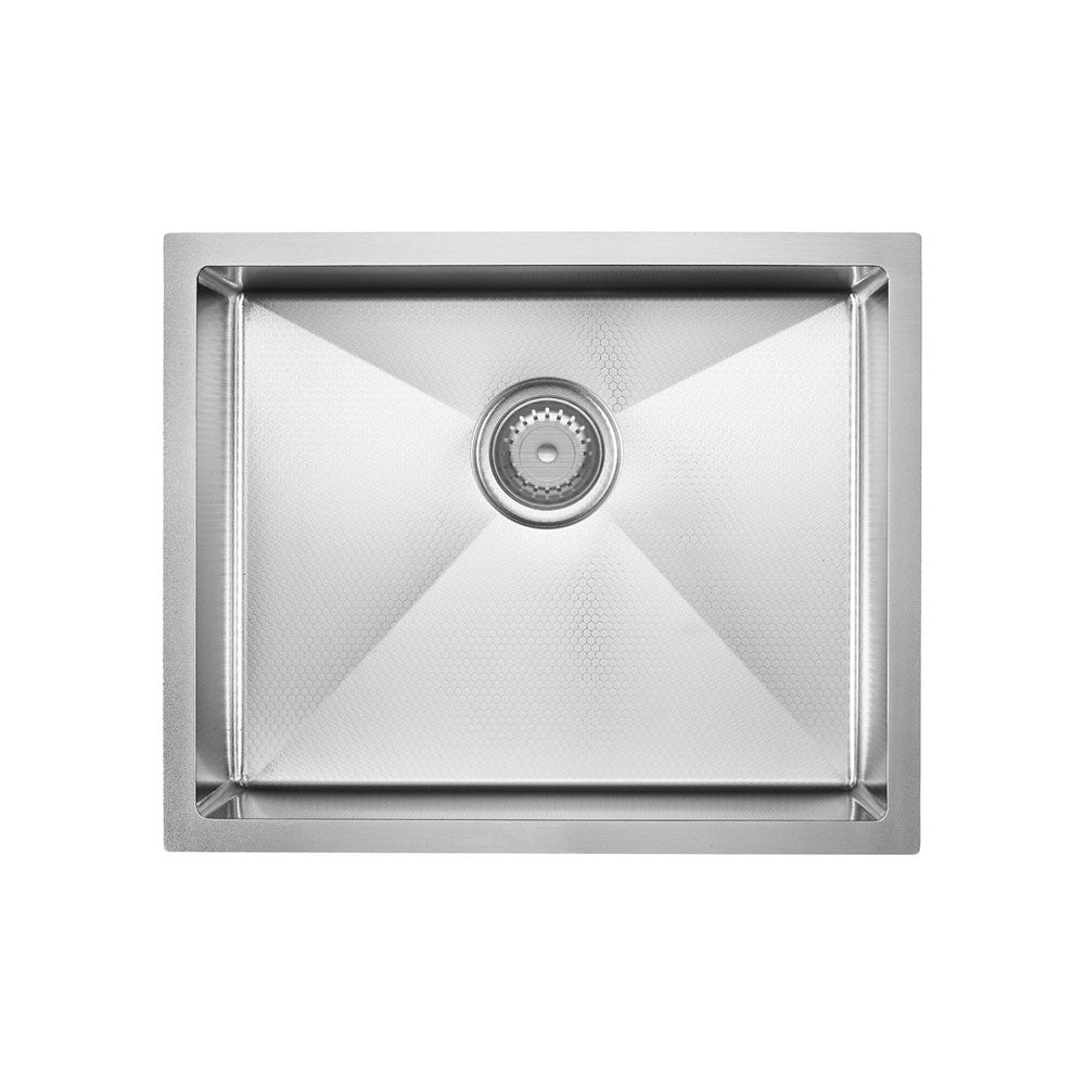 FIENZA HANA ANTI SCRATCH SINGLE BOWL KITCHEN SINK STAINLESS STEEL 550MM