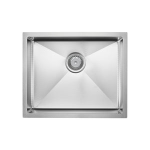 FIENZA HANA ANTI SCRATCH SINGLE BOWL KITCHEN SINK STAINLESS STEEL 550MM