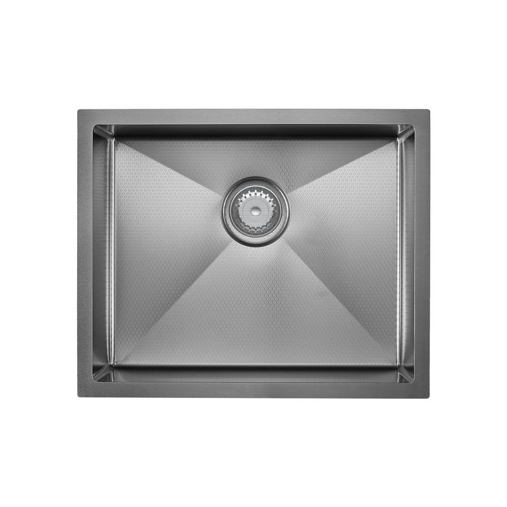 FIENZA HANA ANTI SCRATCH SINGLE BOWL KITCHEN SINK PVD GUN METAL 550MM