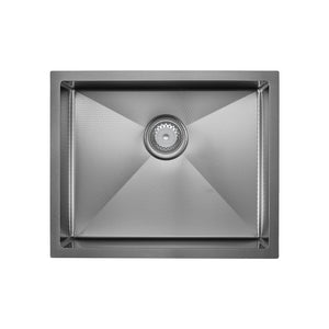 FIENZA HANA ANTI SCRATCH SINGLE BOWL KITCHEN SINK PVD GUN METAL 550MM
