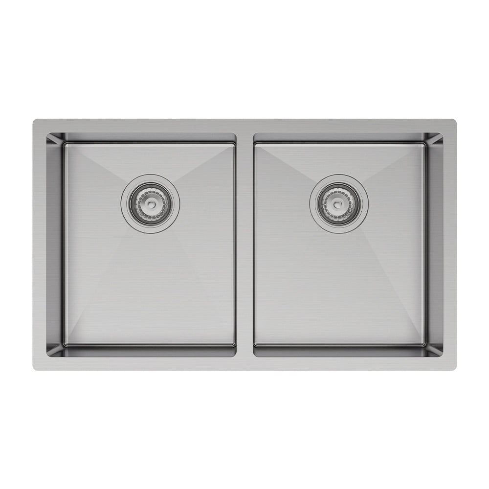 FIENZA HANA DOUBLE BOWL KITCHEN SINK STAINLESS STEEL 760MM