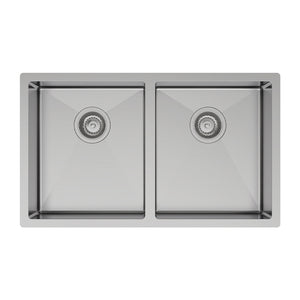 FIENZA HANA DOUBLE BOWL KITCHEN SINK STAINLESS STEEL 760MM