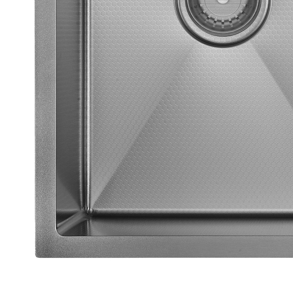 FIENZA HANA ANTI SCRATCH DOUBLE BOWL KITCHEN SINK PVD GUN METAL 760MM