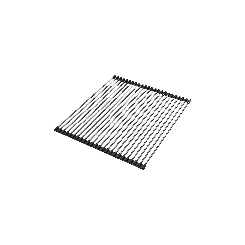FIENZA HANA DOUBLE BOWL KITCHEN SINK KIT PVD CARBON METAL 760MM