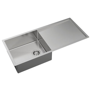 FIENZA HANA SINGLE BOWL KITCHEN SINK WITH DRAINER KIT STAINLESS STEEL 990MM