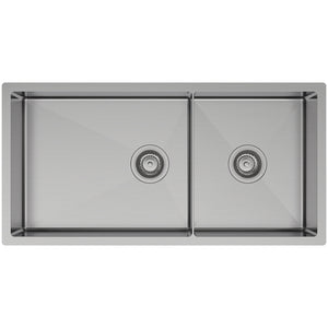 FIENZA HANA DOUBLE BOWL KITCHEN SINK STAINLESS STEEL 892MM