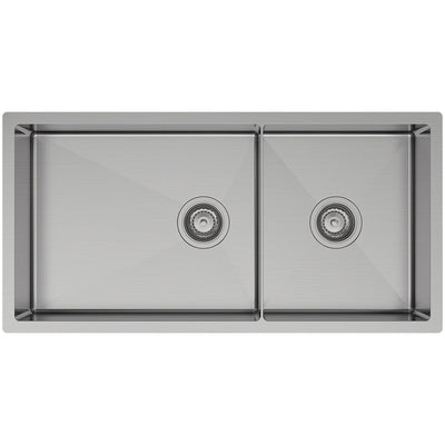 FIENZA HANA DOUBLE BOWL KITCHEN SINK STAINLESS STEEL 892MM
