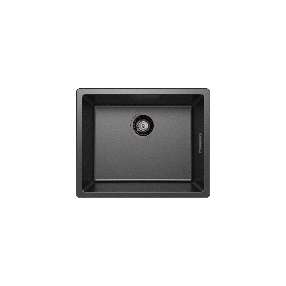 FIENZA KURO GRANITE SINGLE BOWL KITCHEN SINK MATTE BLACK 550MM