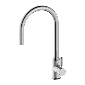 NERO YORK SPRAY PULL OUT SINK MIXER METAL LEVER 457MM CHROME