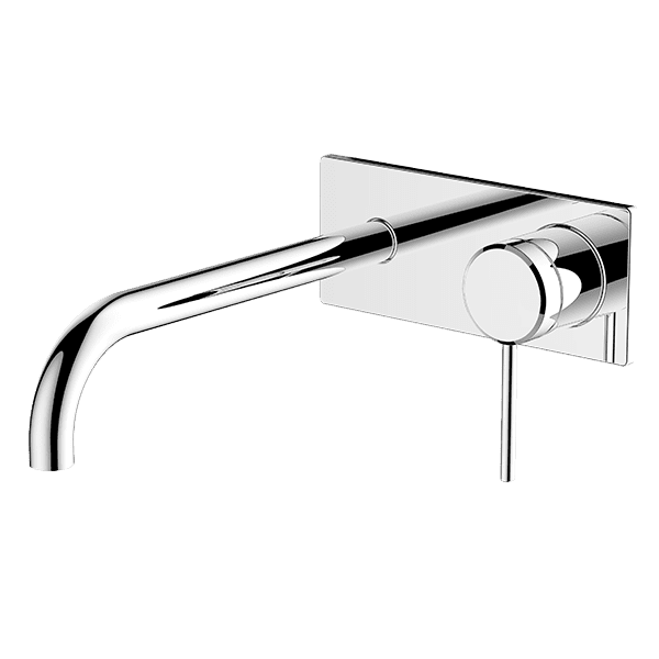 GARETH ASHTON POCO WALL BASIN / BATH MIXER SET 220MM CHROME