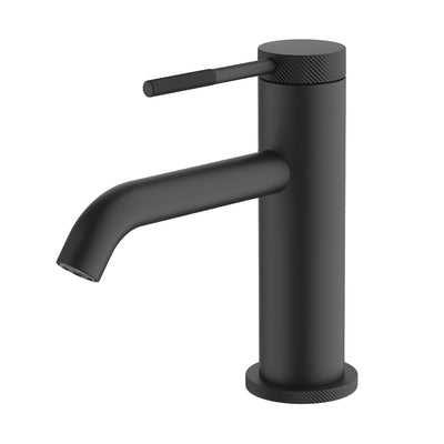 GARETH ASHTON POCO KNURLED BASIN MIXER BLACK