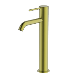GARETH ASHTON POCO TALL BASIN MIXER BRUSHED BRASS
