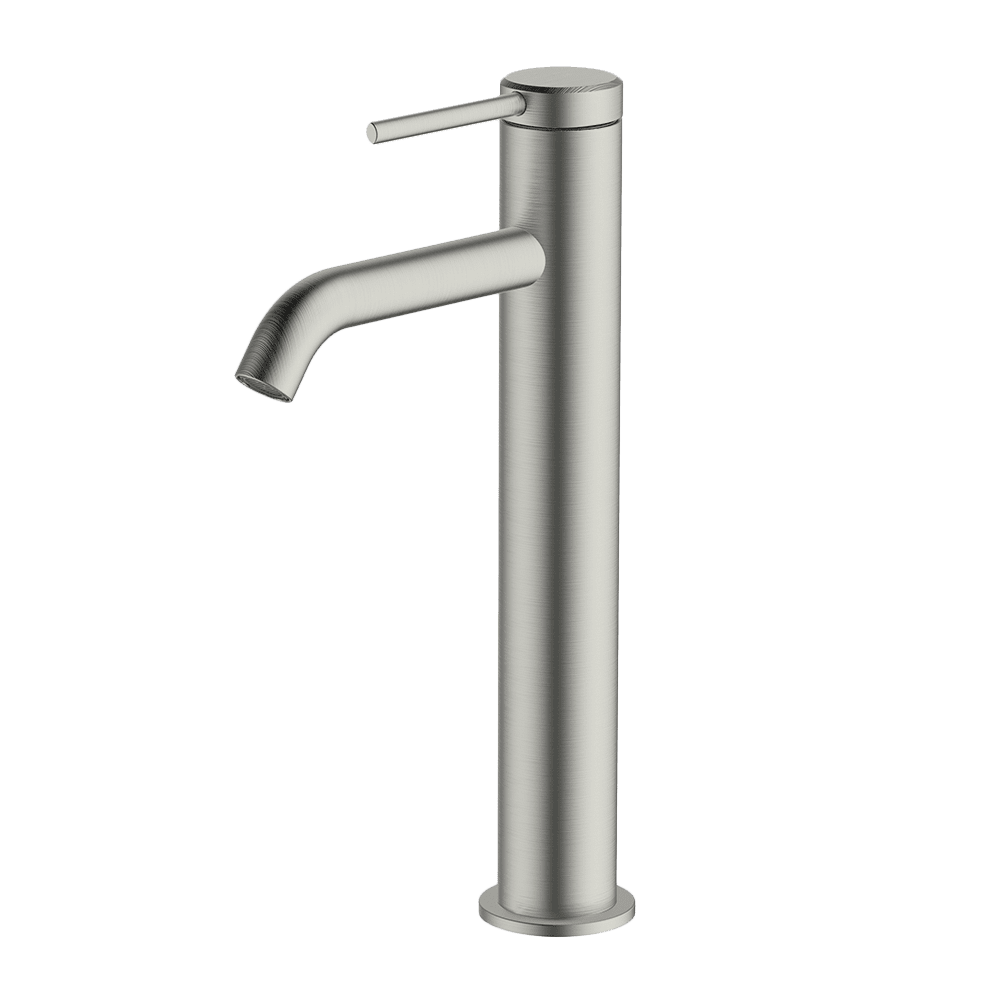 GARETH ASHTON POCO TALL BASIN MIXER BRUSHED NICKEL