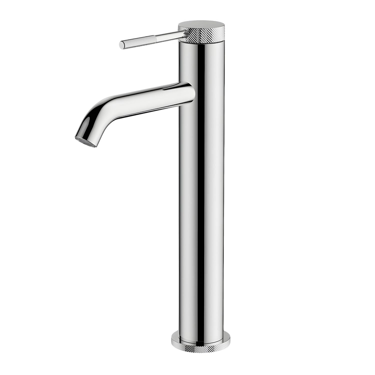 GARETH ASHTON POCO KNURLED TALL BASIN MIXER CHROME