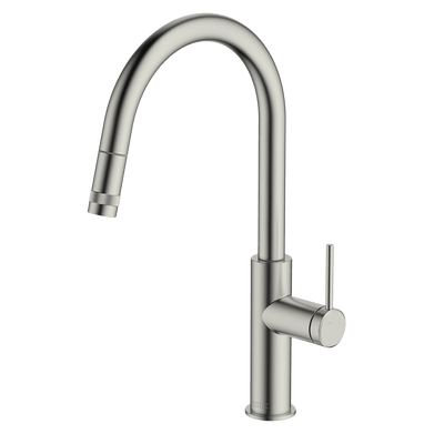GARETH ASHTON POCO LEAD FREE PULL-OUT SINK MIXER BRUSHED NICKEL