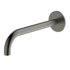 GARETH ASHTON POCO CURVED BASIN / BATH SPOUT 220MM GUN METAL