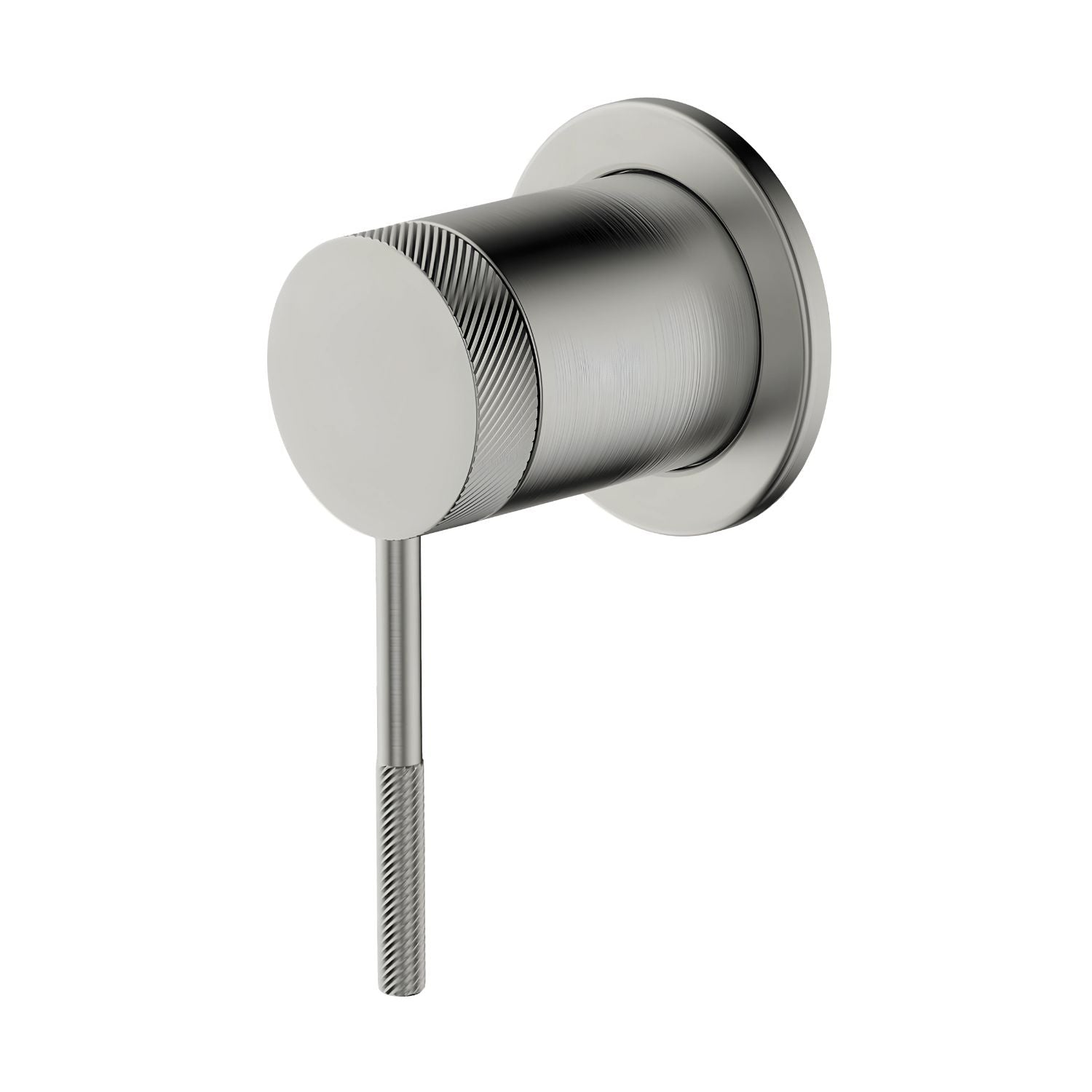 GARETH ASHTON POCO KNURLED WALL MIXER BRUSHED NICKEL