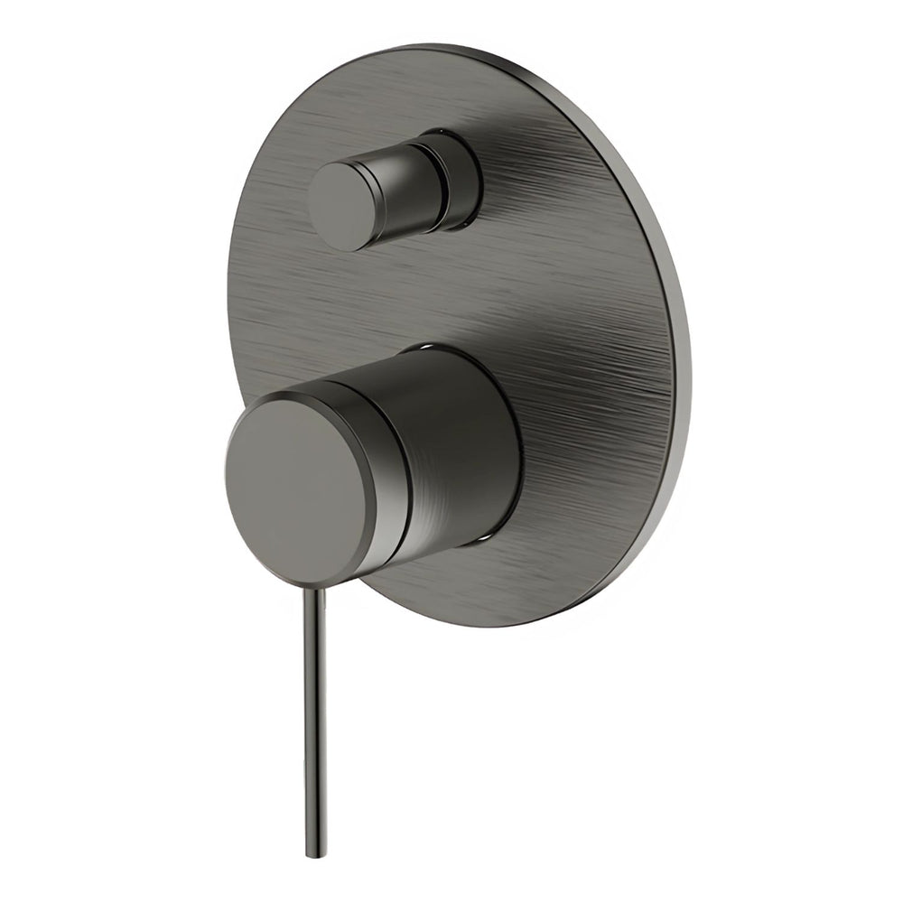 GARETH ASHTON POCO COMPLETE WALL MIXER WITH DIVERTER GUN METAL