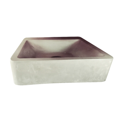 VEROTTI DAKOTA ABOVE COUNTER CONCRETE BASIN MATTE GREY 410MM