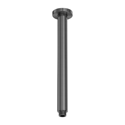 NERO ZEN ROUND CEILING SHOWER ARM 300MM GRAPHITE