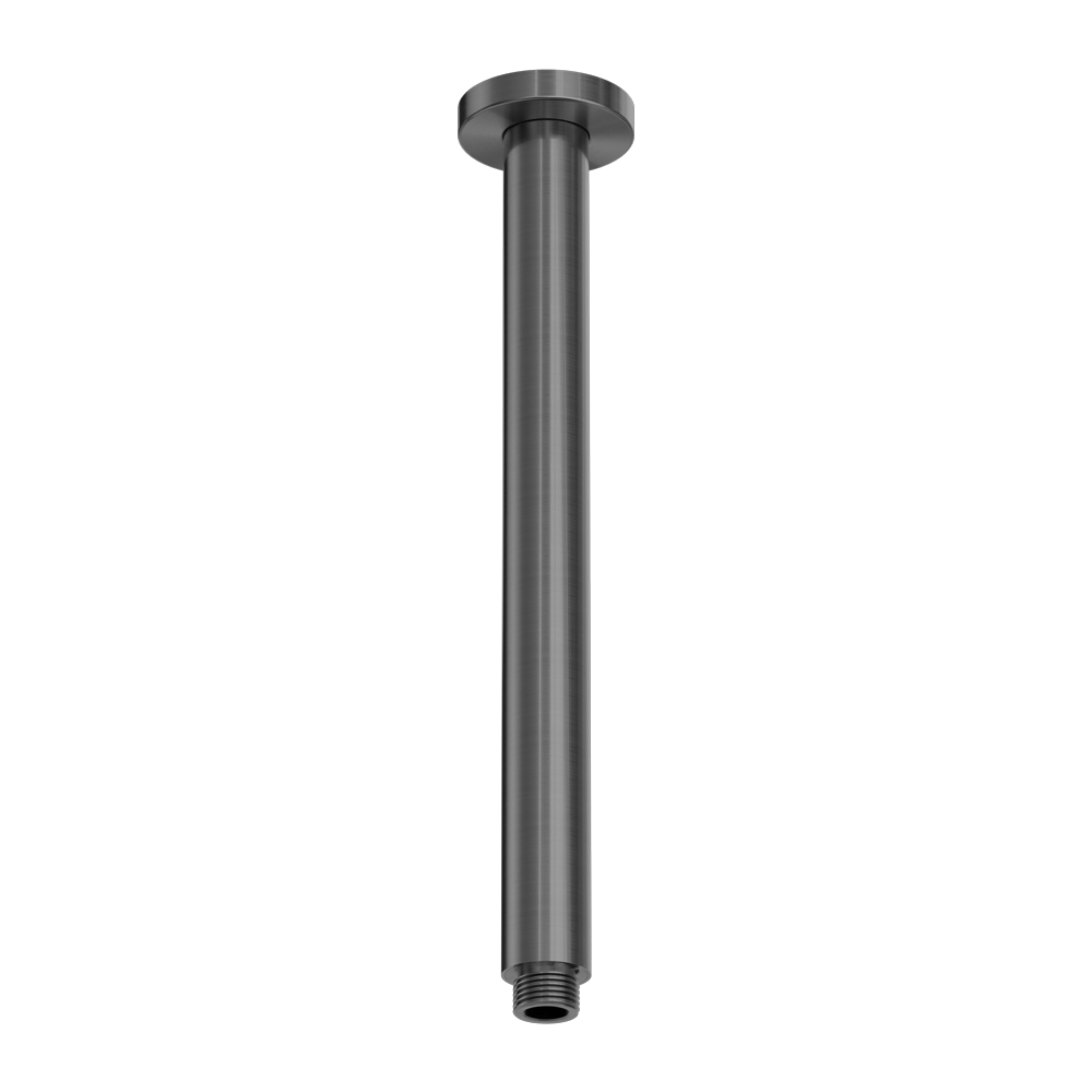 NERO ZEN ROUND CEILING SHOWER ARM 300MM GRAPHITE