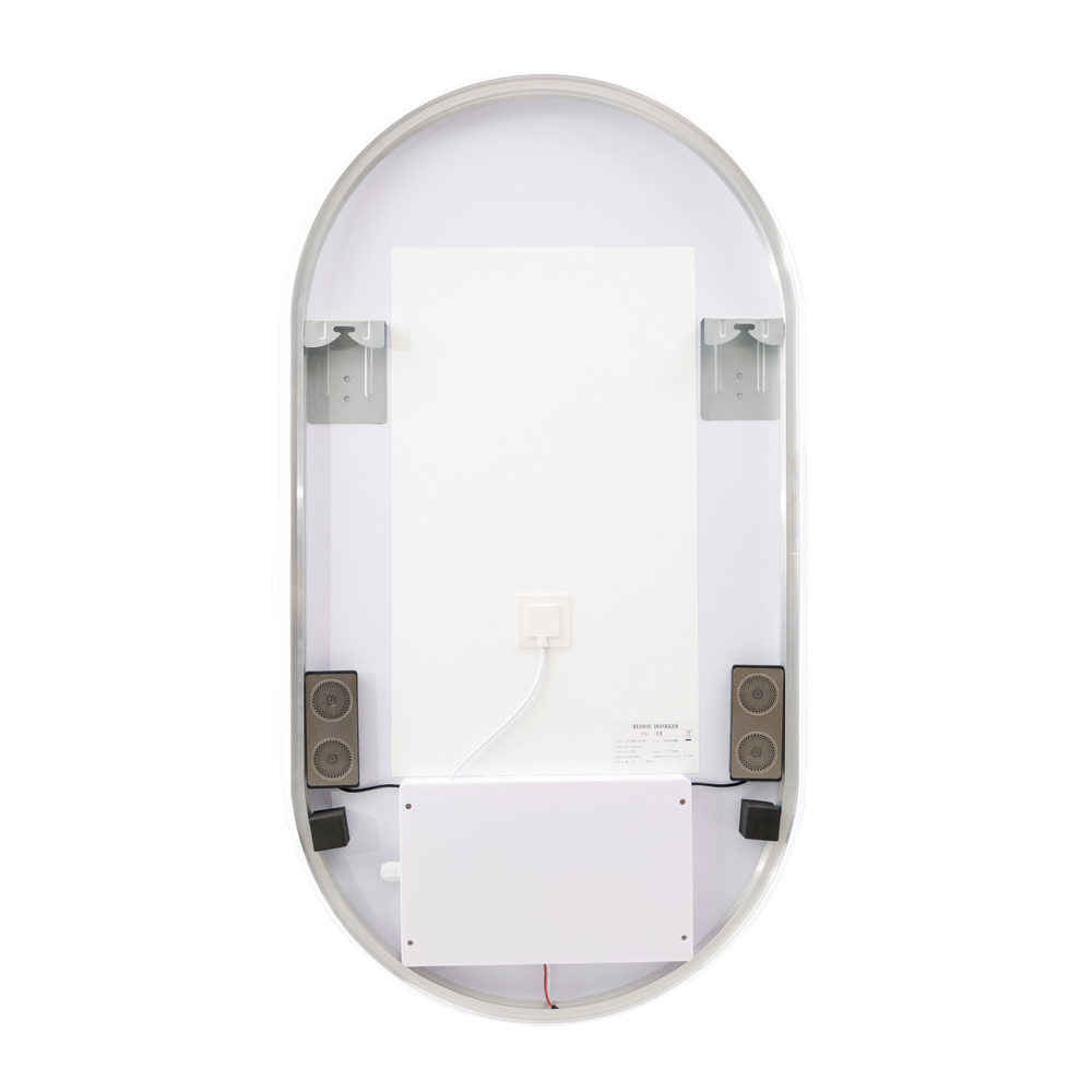 LUNARGLOW NEXUS OVAL 3 COLOUR LIGHTS FRAMELESS LED MIRROR 500X900MM