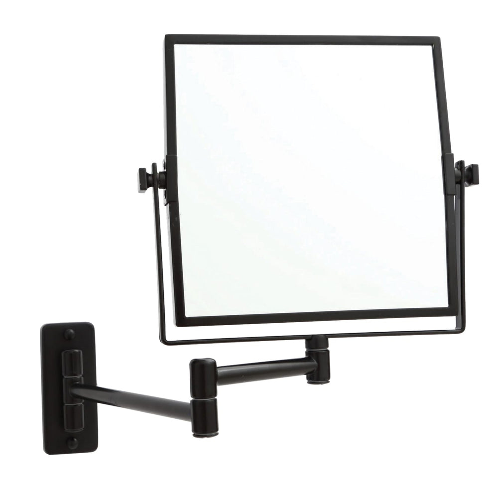 THERMOGROUP ABLAZE SQUARE 1&5X MAGNIFICATION MIRROR MATTE BLACK 185MM