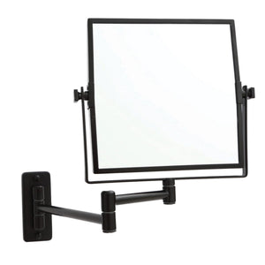 THERMOGROUP ABLAZE SQUARE 1&5X MAGNIFICATION MIRROR MATTE BLACK 185MM