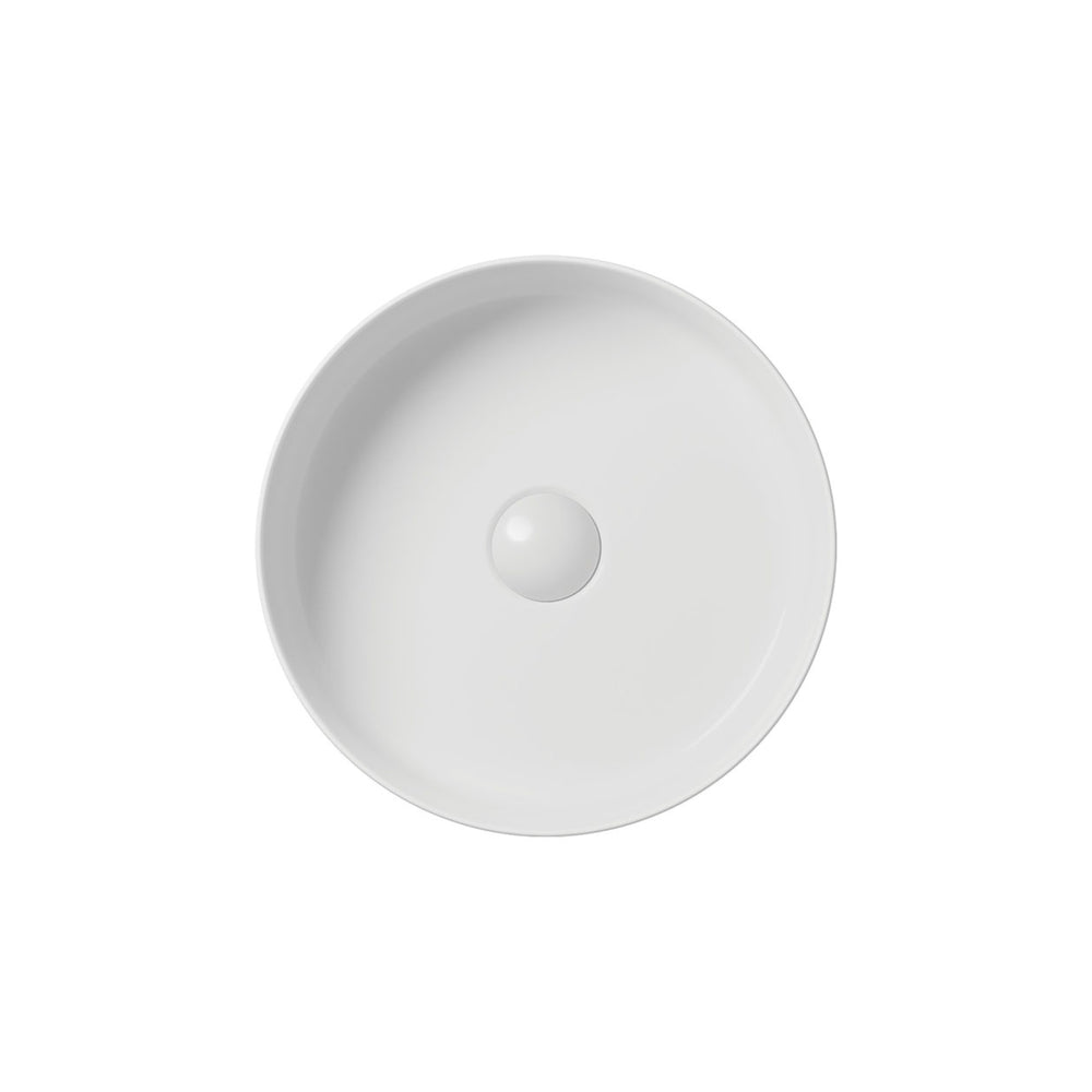 FIENZA REBA ABOVE COUNTER BASIN GLOSS WHITE 310MM