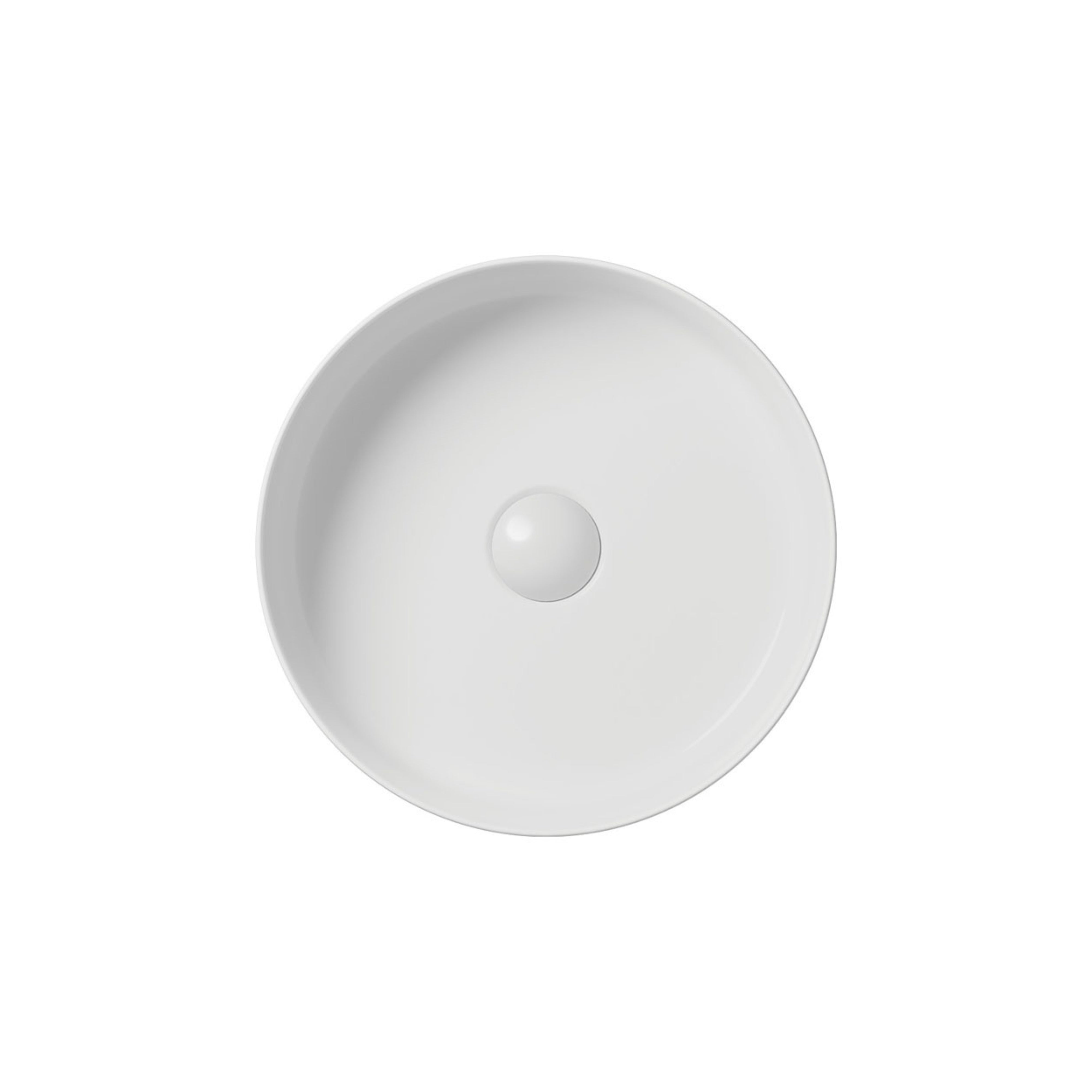 FIENZA REBA ABOVE COUNTER BASIN GLOSS WHITE 310MM
