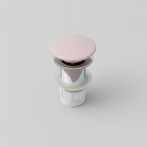CLAYA MATTE PINK POP-UP WASTE NON-OVERFLOW 32MM MATTE PINK