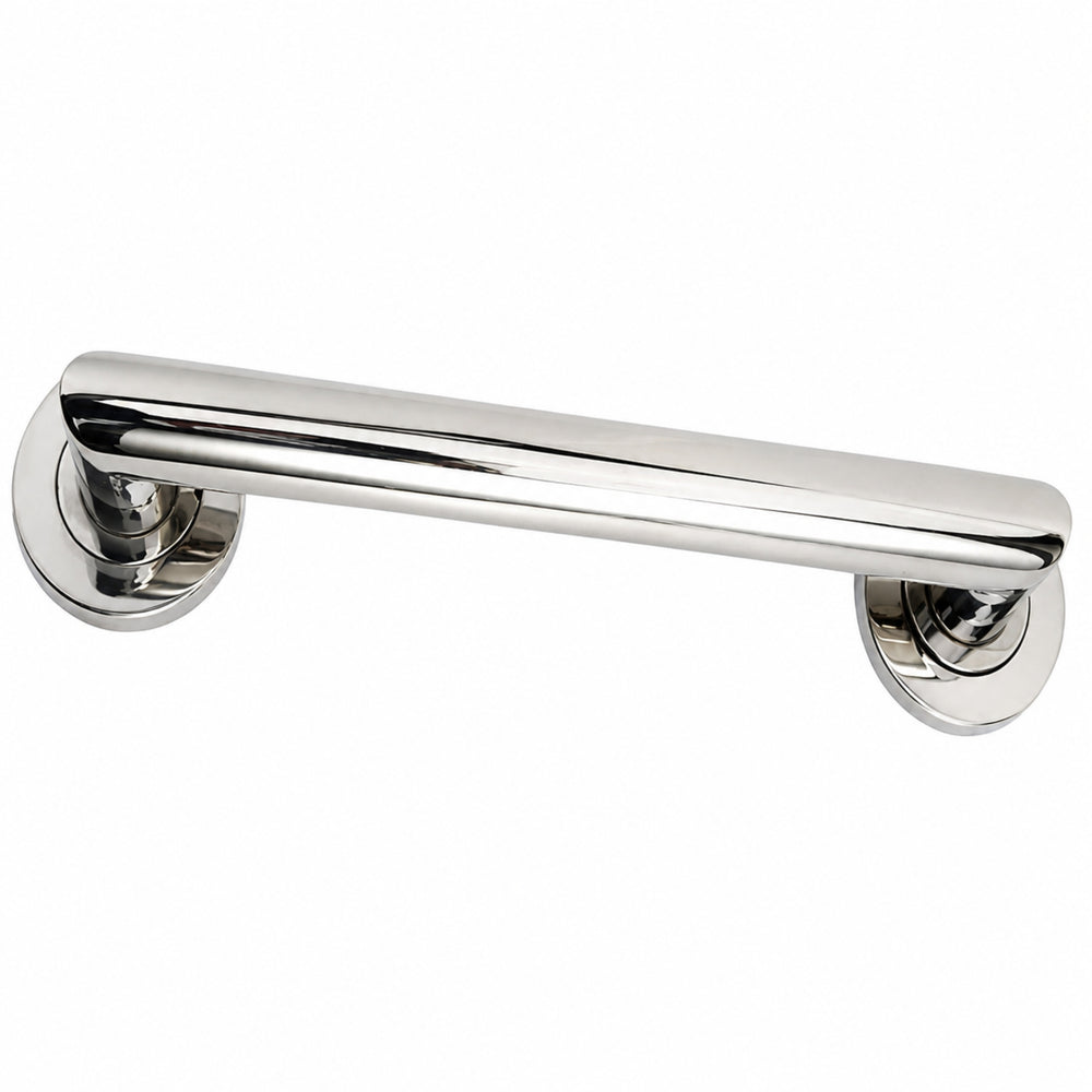 VITO L-SHAPE GRAB RAIL POLISHED STAINLESS STEEL (AVAILABLE IN 300MM AND 400MM)