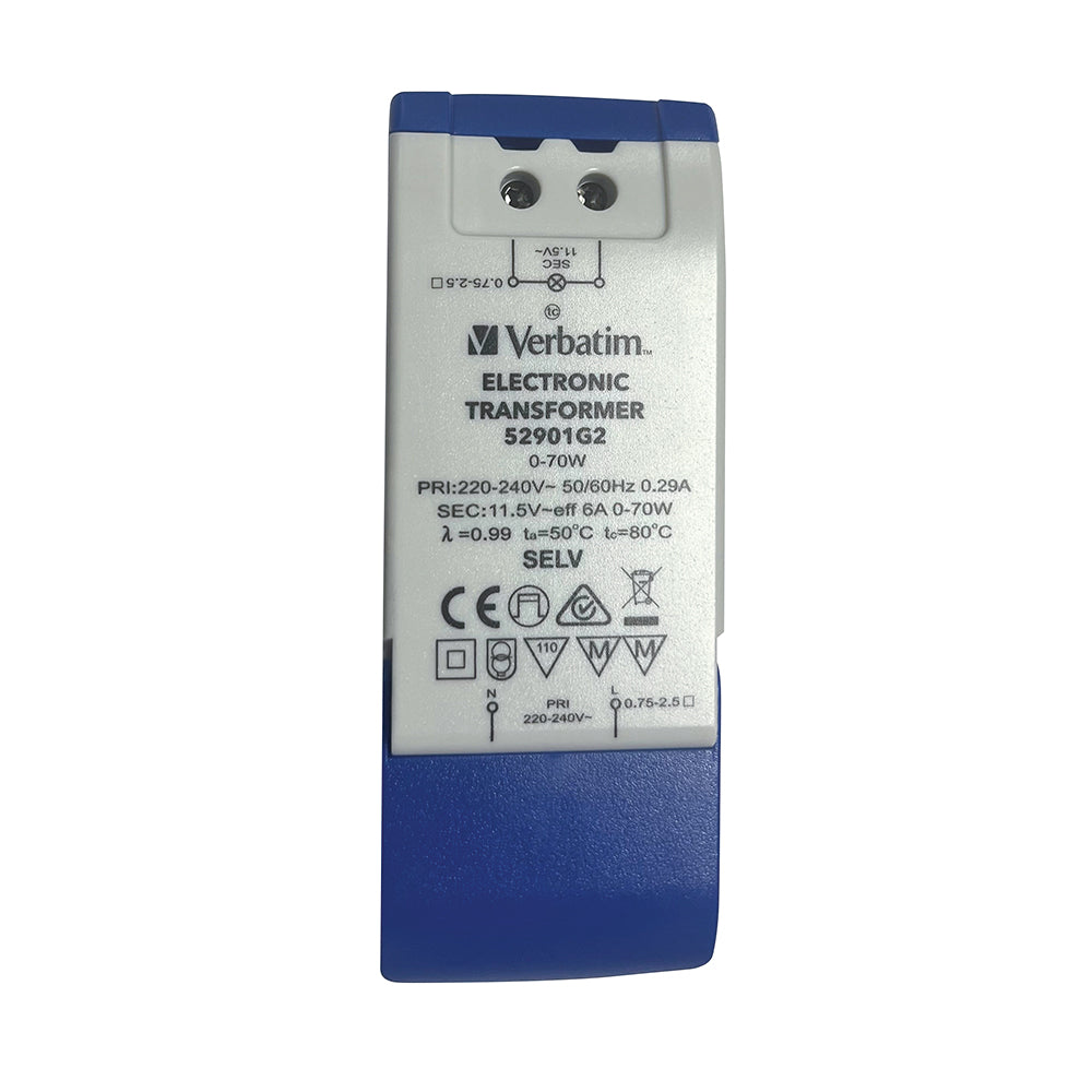 RADIANT HEATING SINGLE LOW VOLTAGE TRANSFORMER OR DRIVER (WILL TAKE UP TO 4 RAILS)