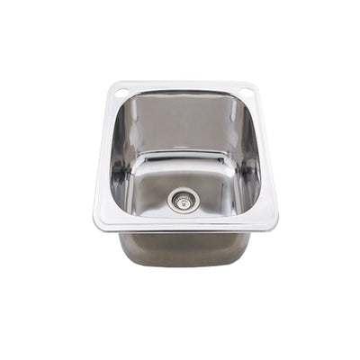 EVERHARD CLASSIC 35L SLIM UTILITY LAUNDRY SINK STAINLESS STEEL 455MM