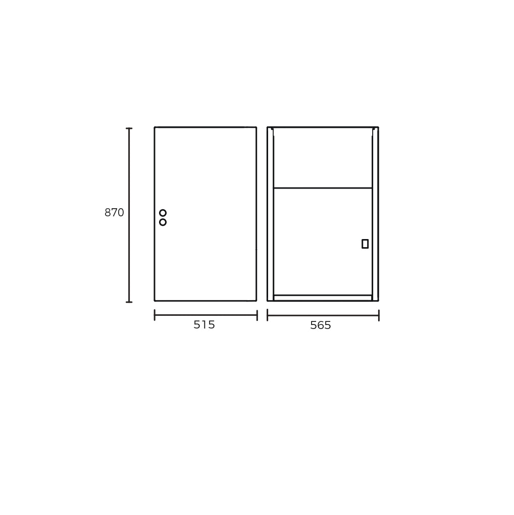 EVERHARD CLASSIC 45L STAINLESS STEEL STANDARD LAUNDRY UNIT 565MM WHITE