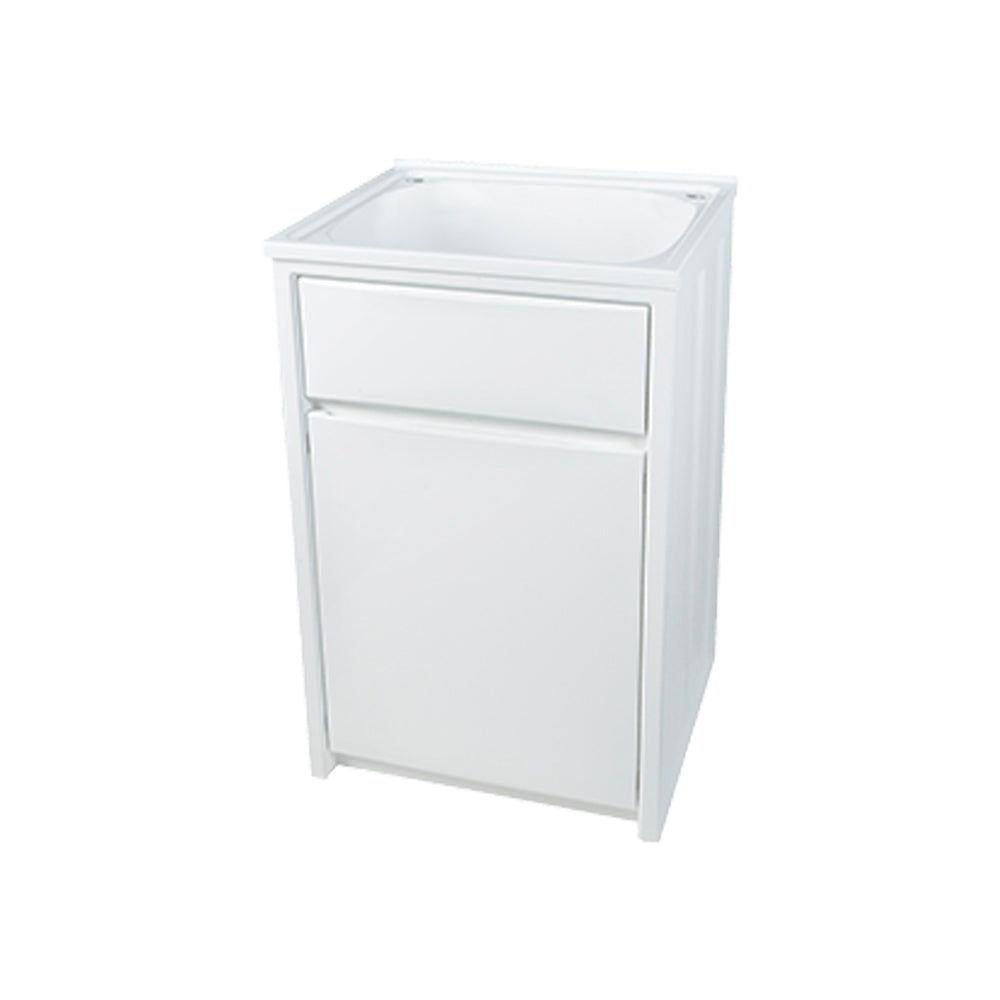 EVERHARD CLASSIC 45L POLYMER LAUNDRY UNIT 565MM WHITE