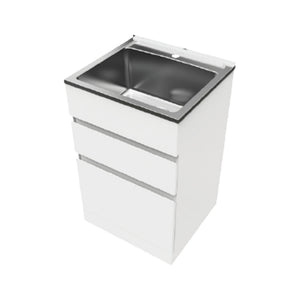 EVERHARD NUGLEAM 45L DRAWER SYSTEM LAUNDRY UNIT 560MM WHITE