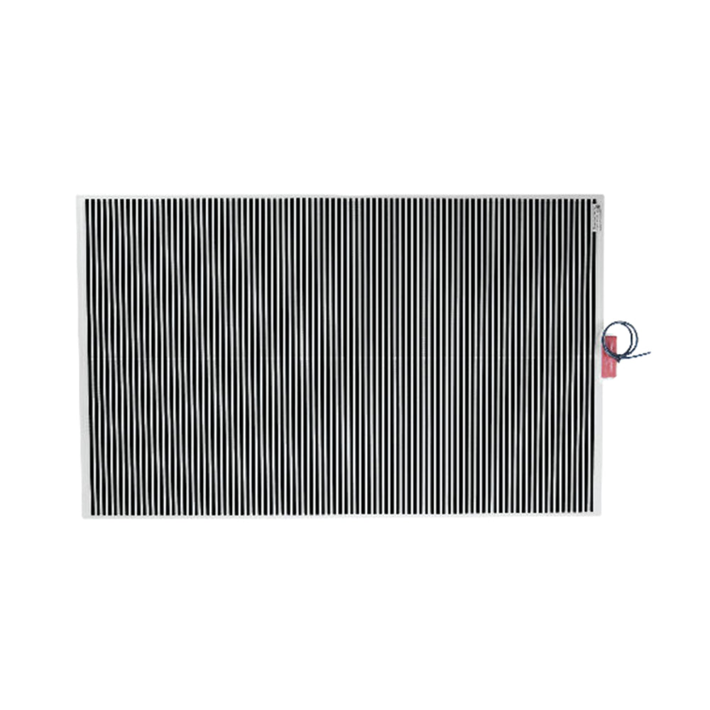 THERMOGROUP ABLAZE RECTANGLE SANDBLASTED BORDER WITH DEMISTER 900X1500MM