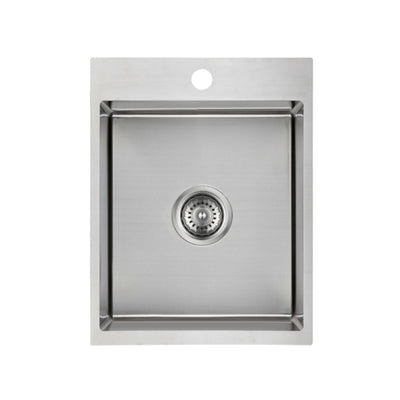 IKON CORA SINGLE BOWL LAUNDRY SINK ABOVE MOUNT STAINLESS STEEL 310MM