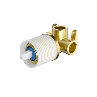 IKON LINIE LEAD FREE WALL MIXER TRIM KIT WITH ROUGH IN BODY BRUSHED GOLD