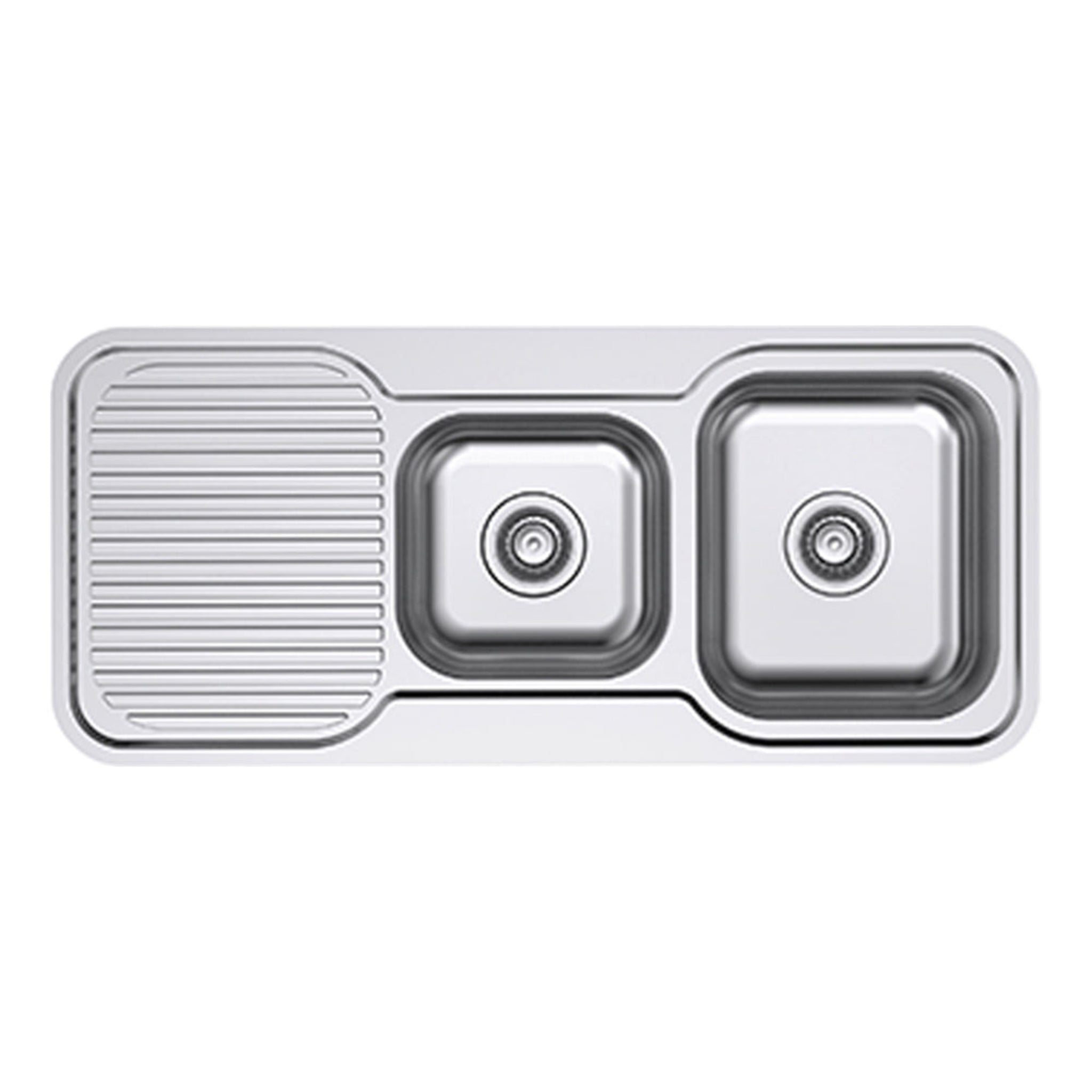 EVERHARD CLASSIC STANDARD 1.75 BOWL & DRAINER KITCHEN SINK STAINLESS STEEL 1080MM