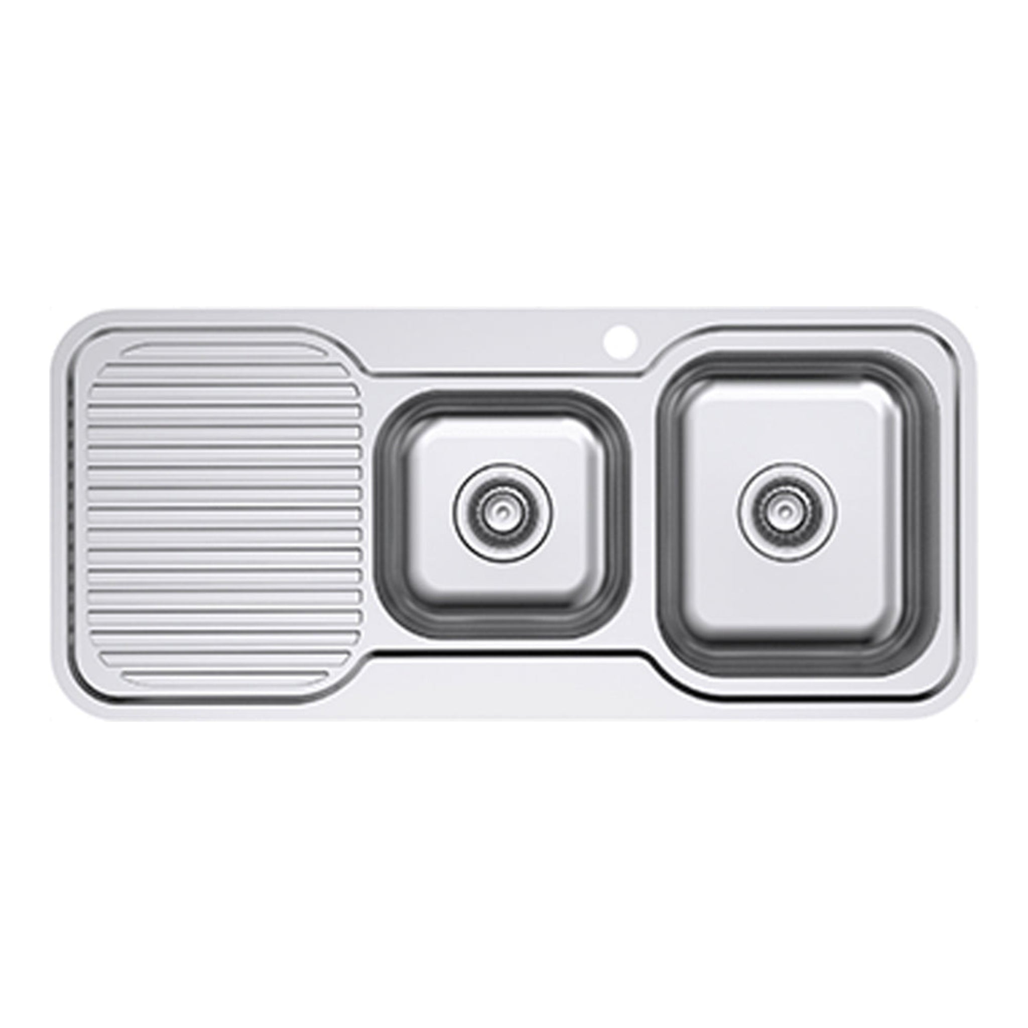EVERHARD CLASSIC STANDARD 1.75 BOWL & DRAINER KITCHEN SINK STAINLESS STEEL 1080MM