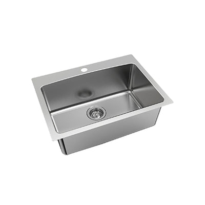 EVERHARD NUGLEAM 45L UTILITY LAUNDRY SINK STAINLESS STEEL 635MM