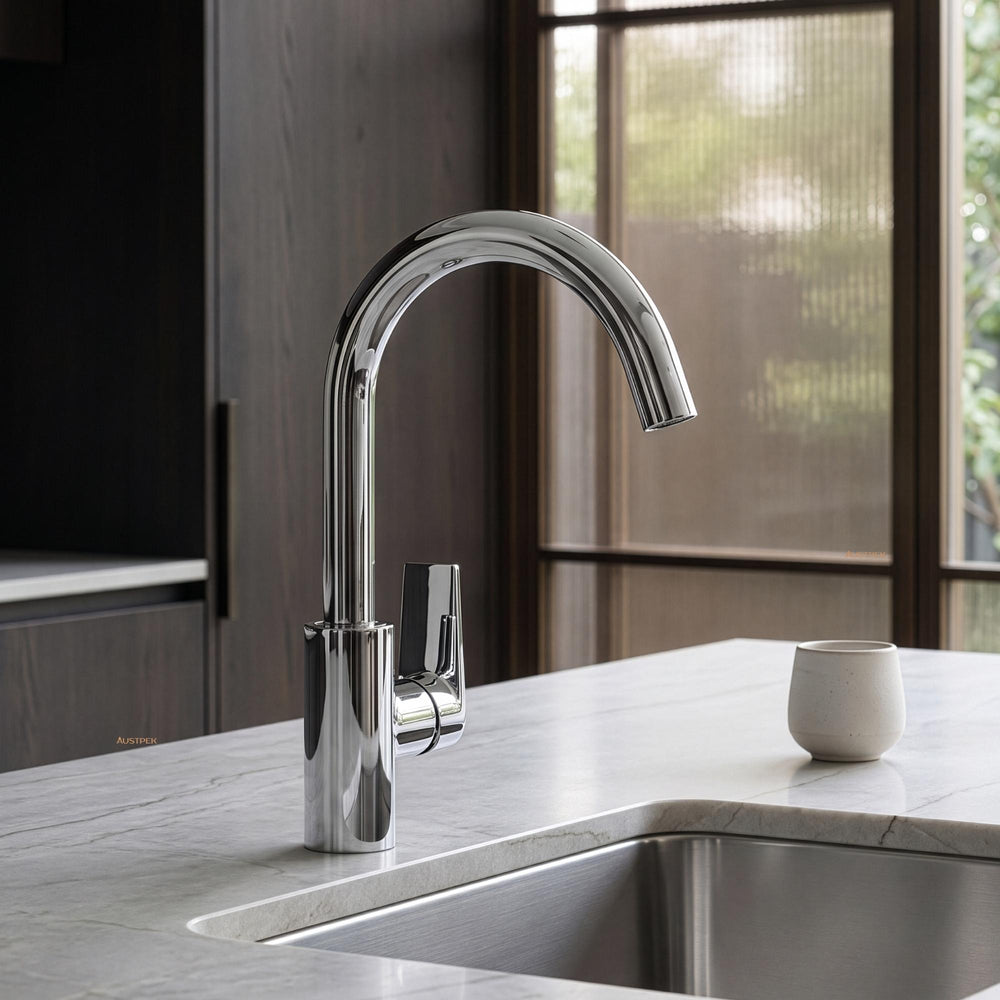 KOHLER TAUT KITCHEN MIXER 323MM POLISHED CHROME