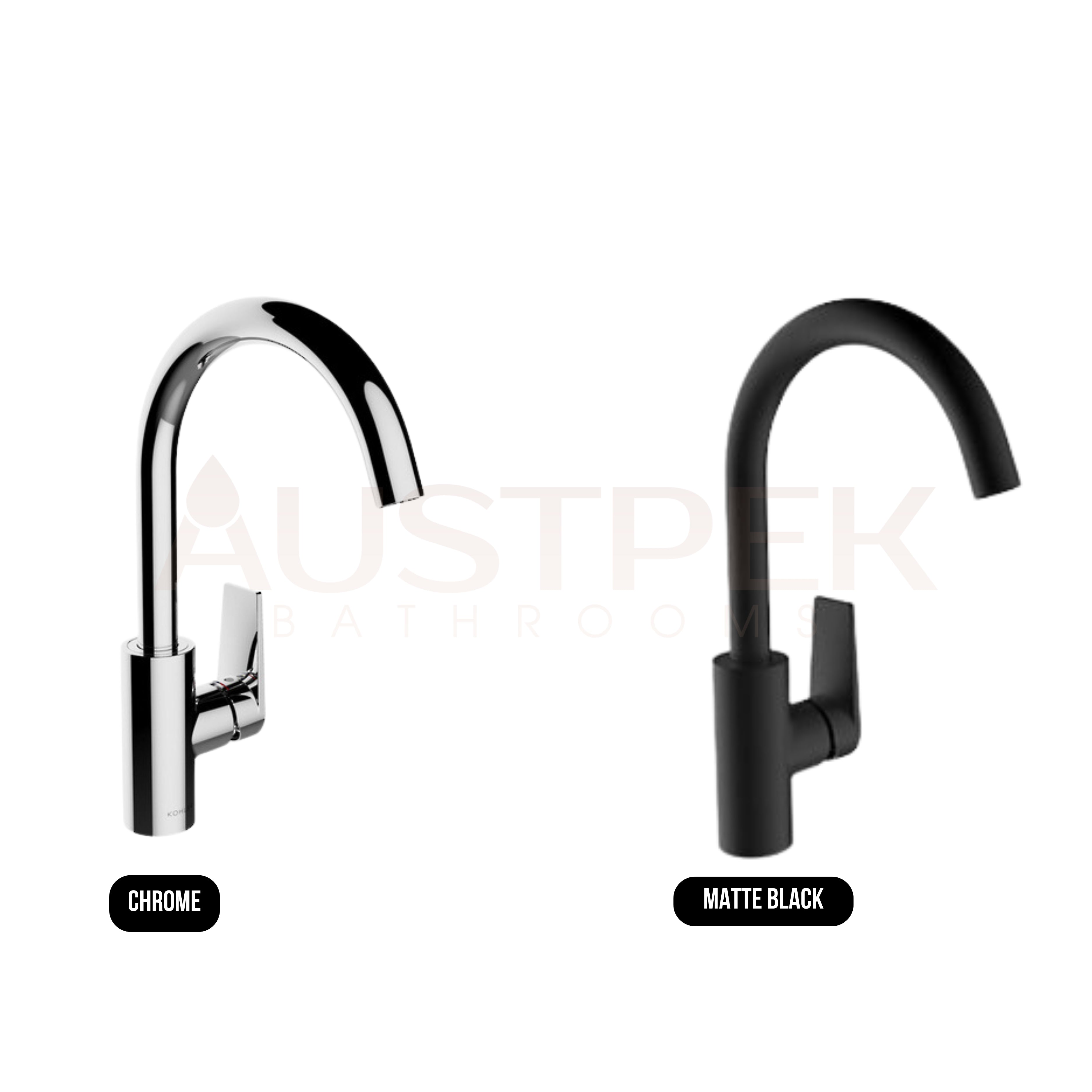 KOHLER TAUT KITCHEN MIXER 323MM POLISHED CHROME