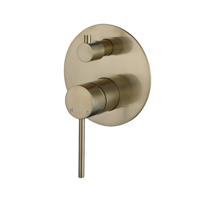 MODERN NATIONAL STAR MINI SHOWER DIVERTER MIXER 130MM BRUSHED BRONZE