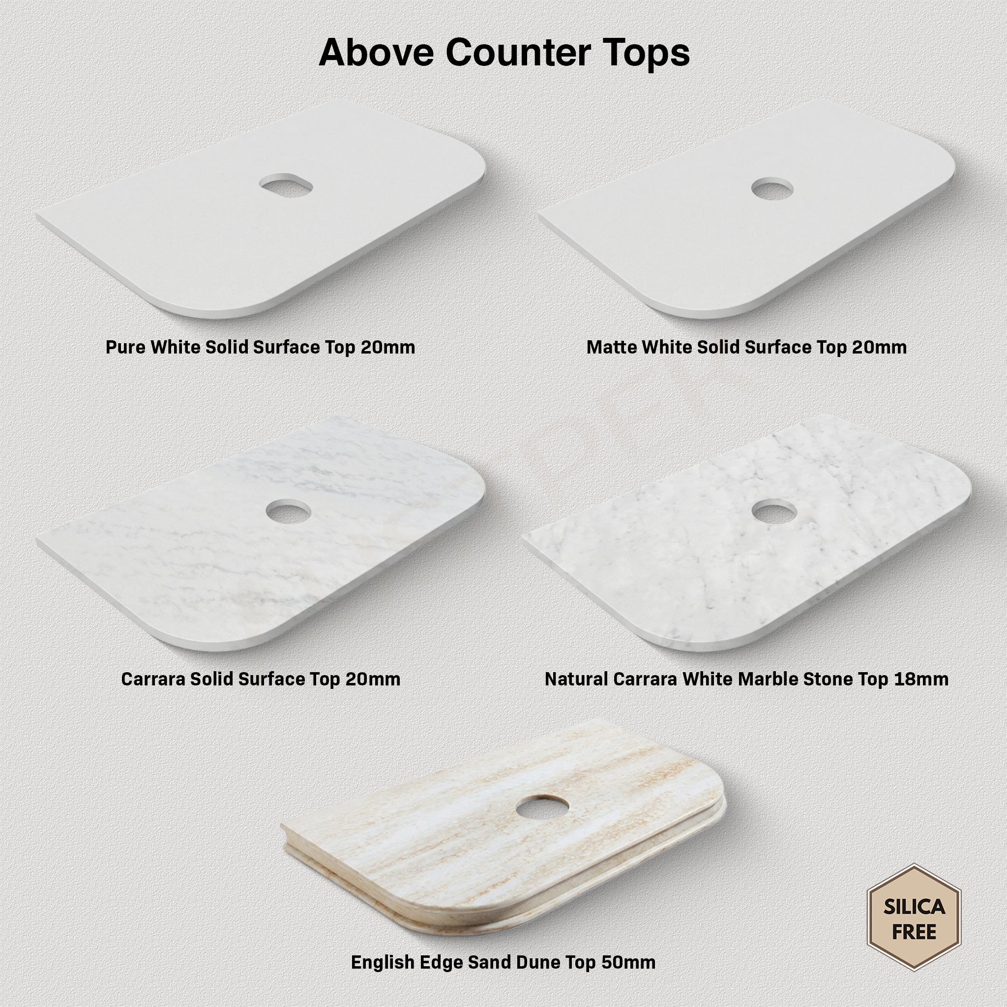 ORIO PEBBLE NATURAL OAK 900MM CURVE SINGLE BOWL WALL HUNG VANITY