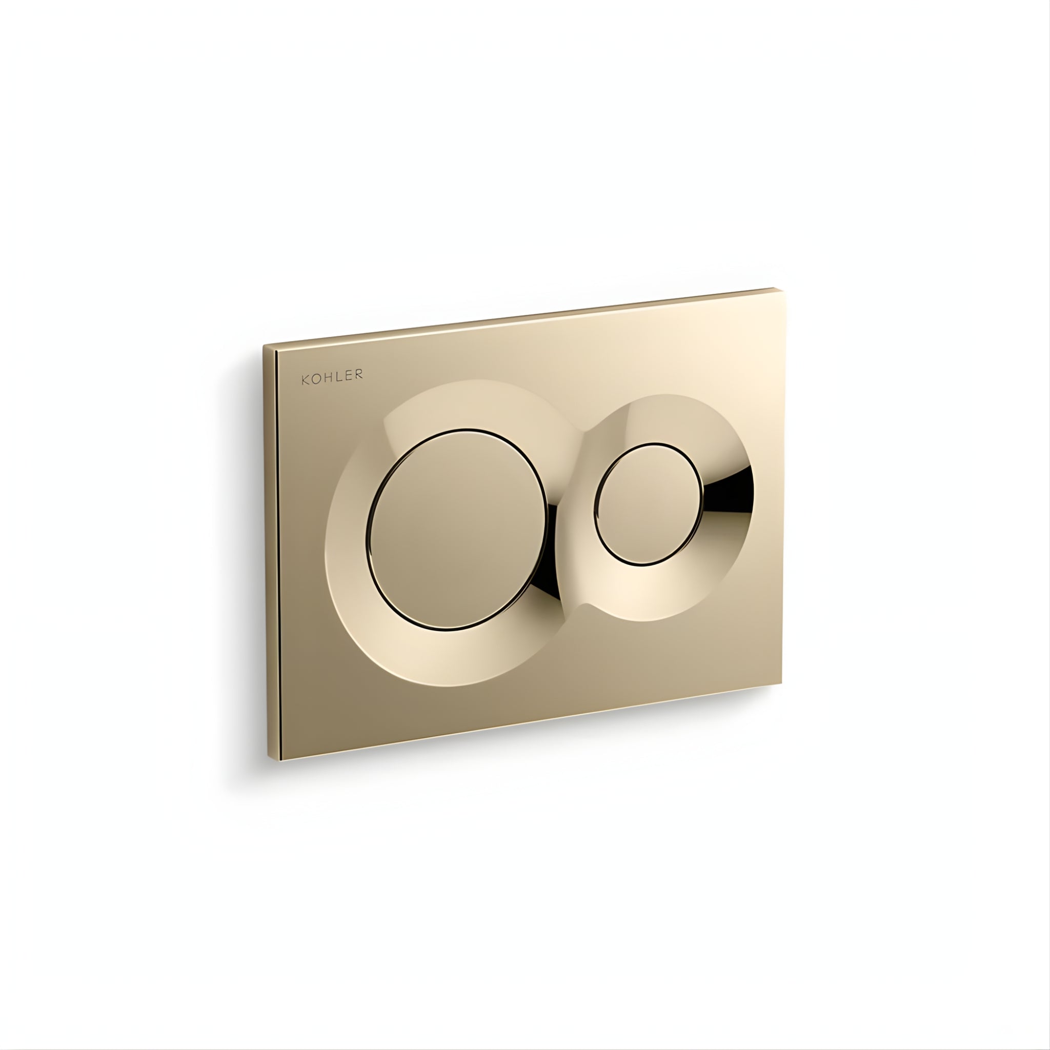 KOHLER LYNK MECHANICAL FLUSH PLATE 225MM BRUSHED BRONZE