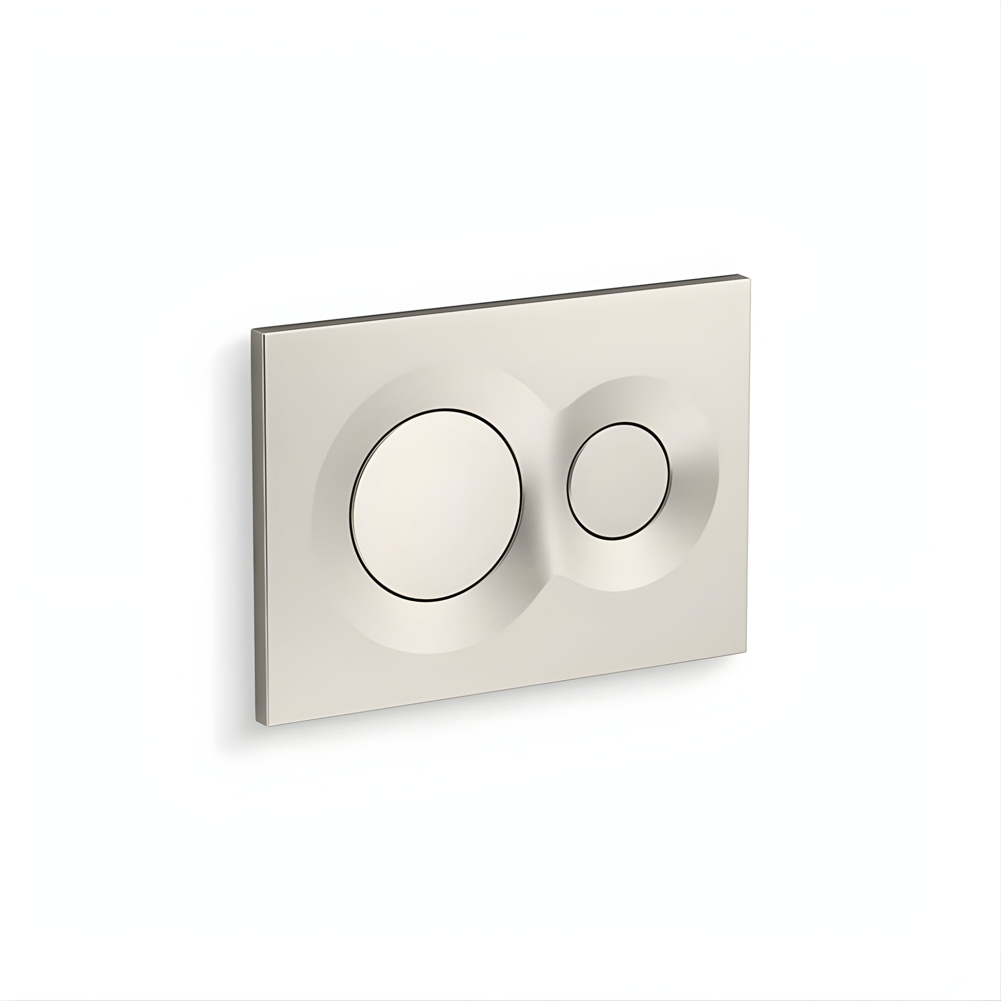 KOHLER LYNK MECHANICAL FLUSH PLATE 225MM BRUSHED NICKEL