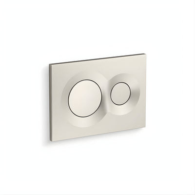 KOHLER LYNK MECHANICAL FLUSH PLATE 225MM BRUSHED NICKEL